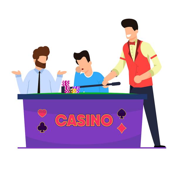 medewerkers in het casino