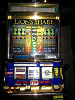 Lion's share slotmachine